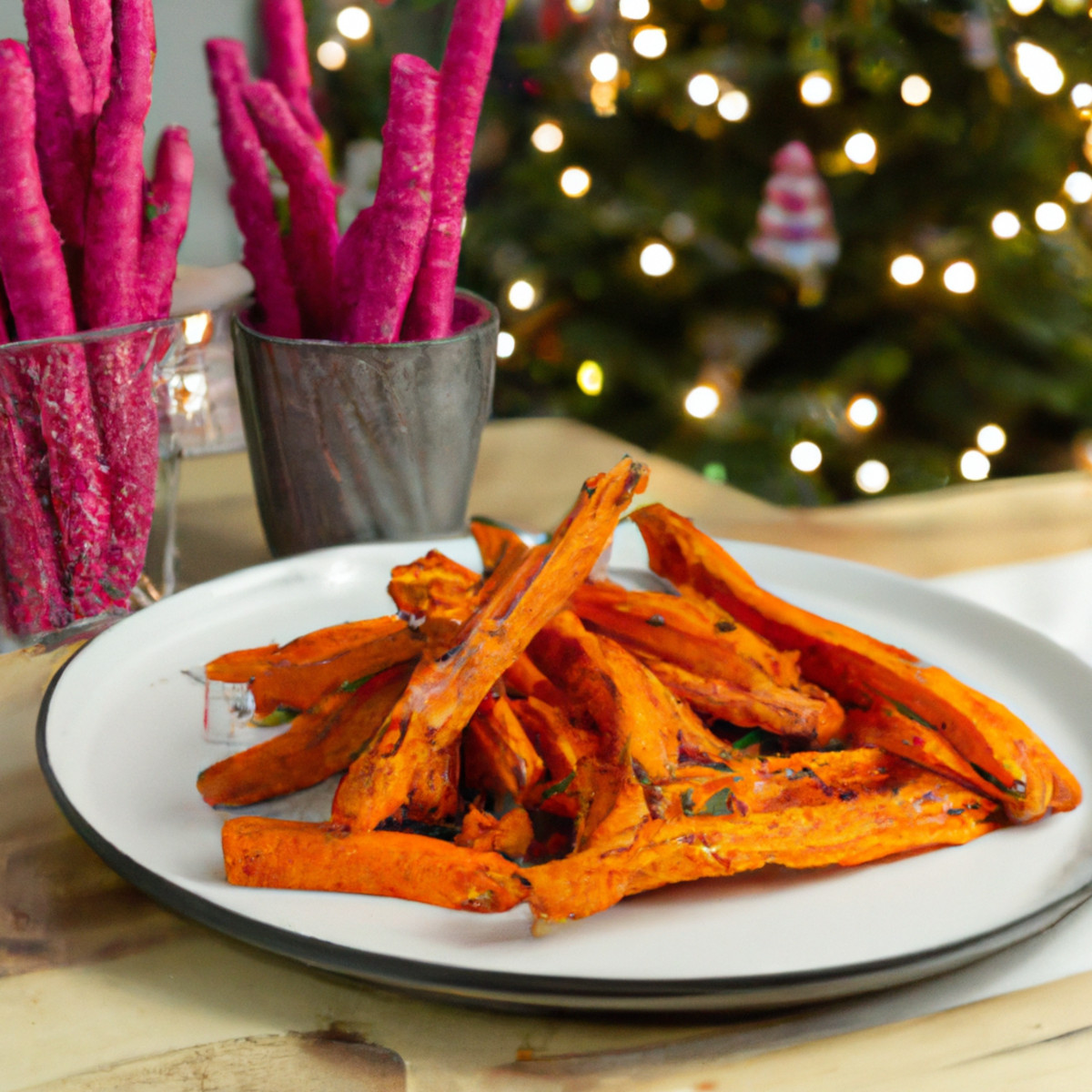 baked sweet potato fries