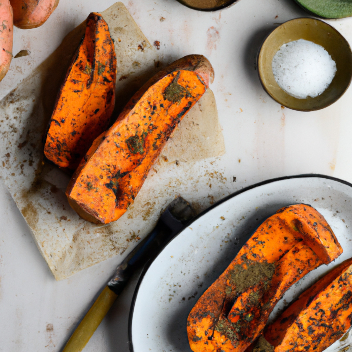 baked sweet potatoes