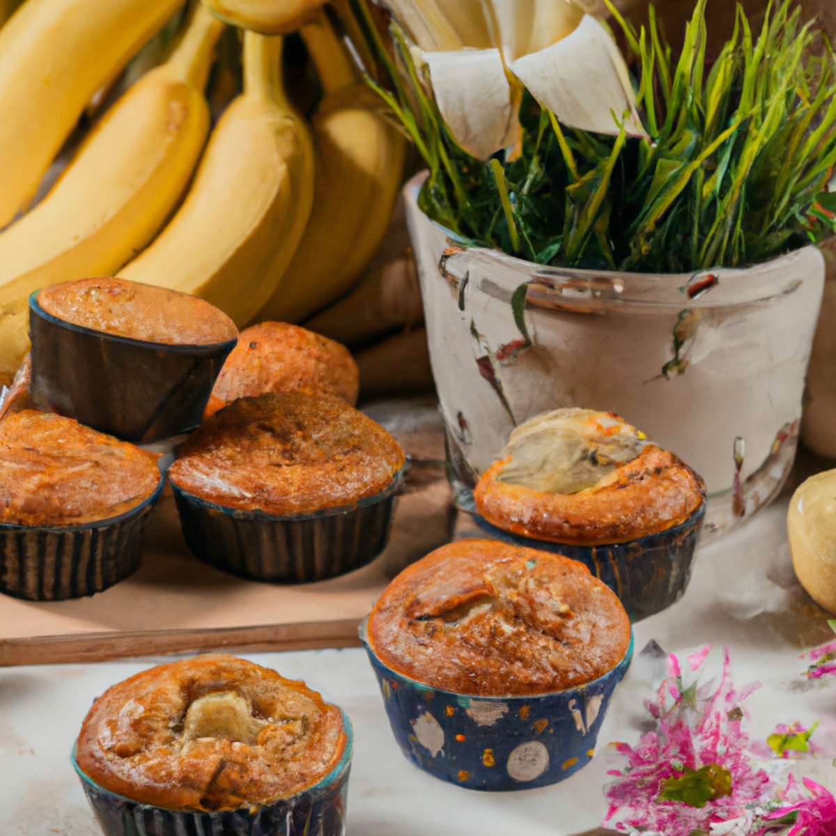 banana muffins