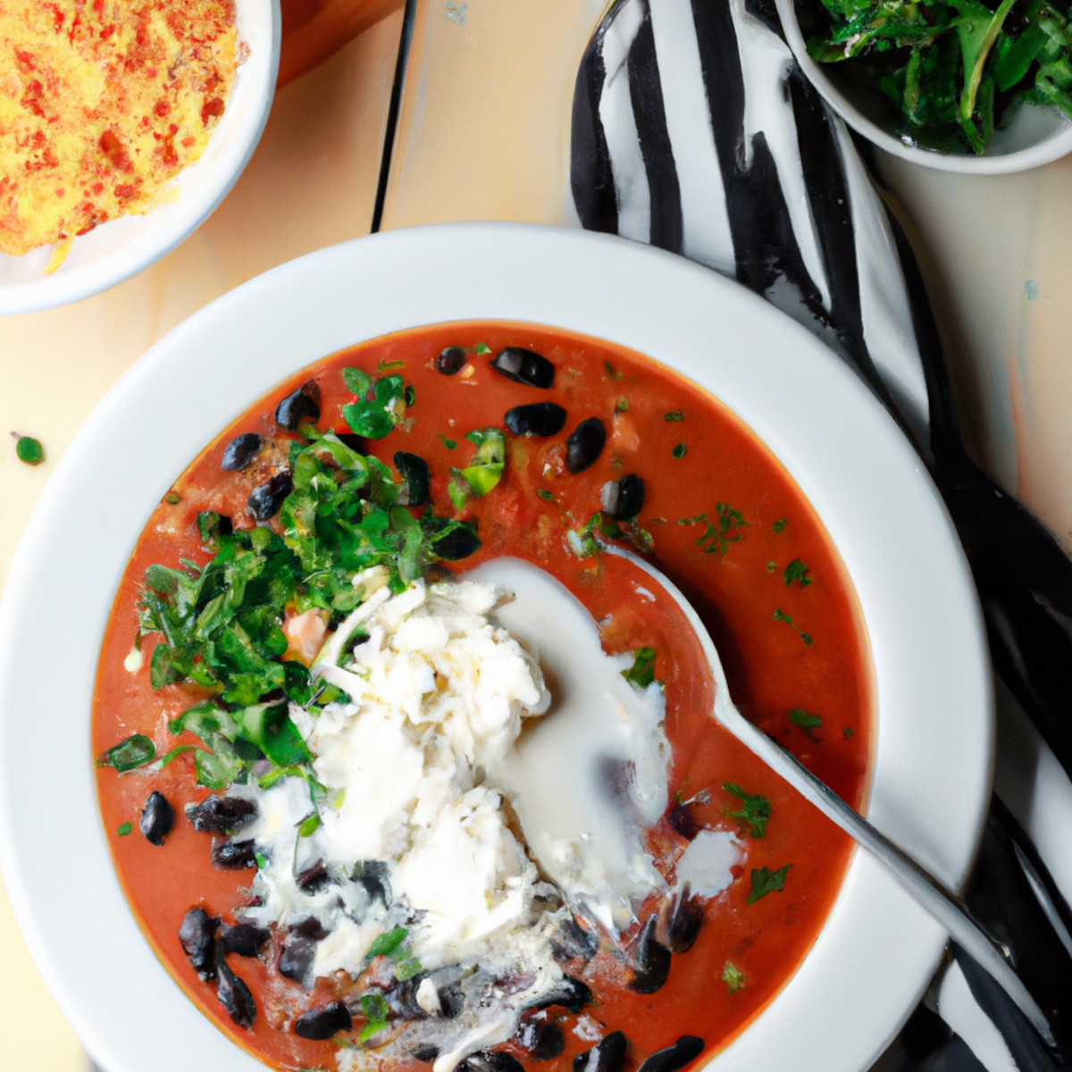 black bean soup