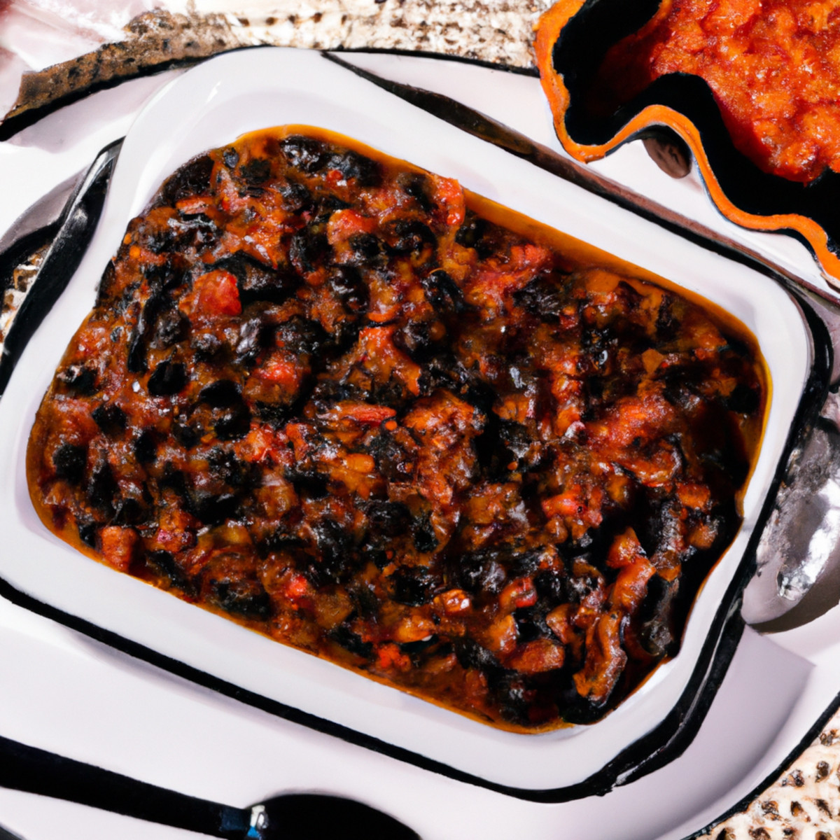 black beans with tomatoes