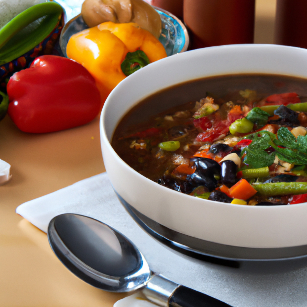 canned veggie soup