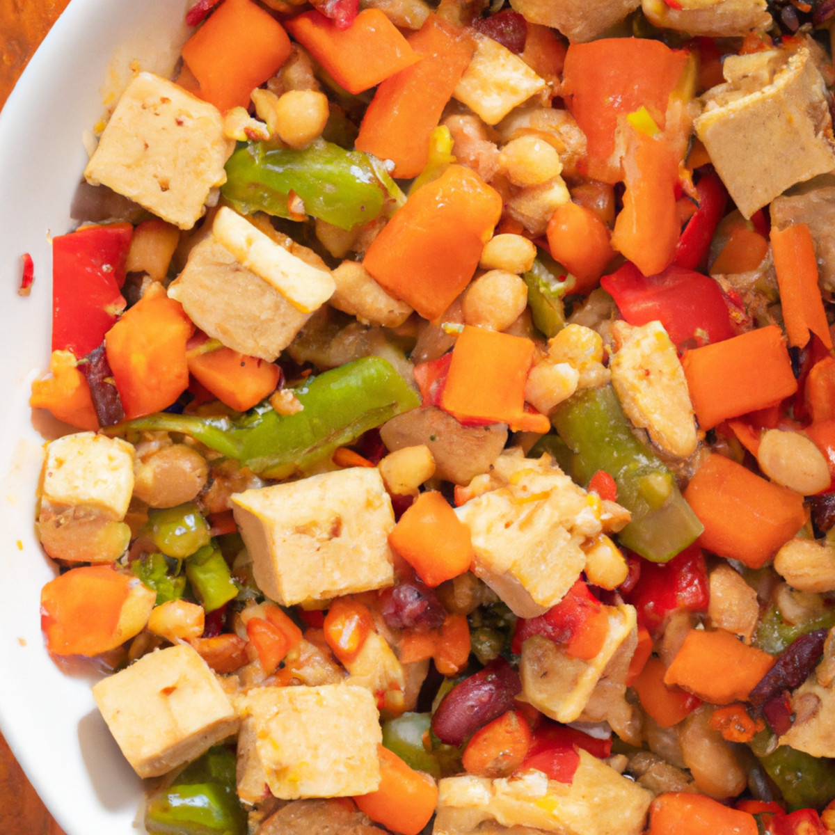 chili veggies with tofu