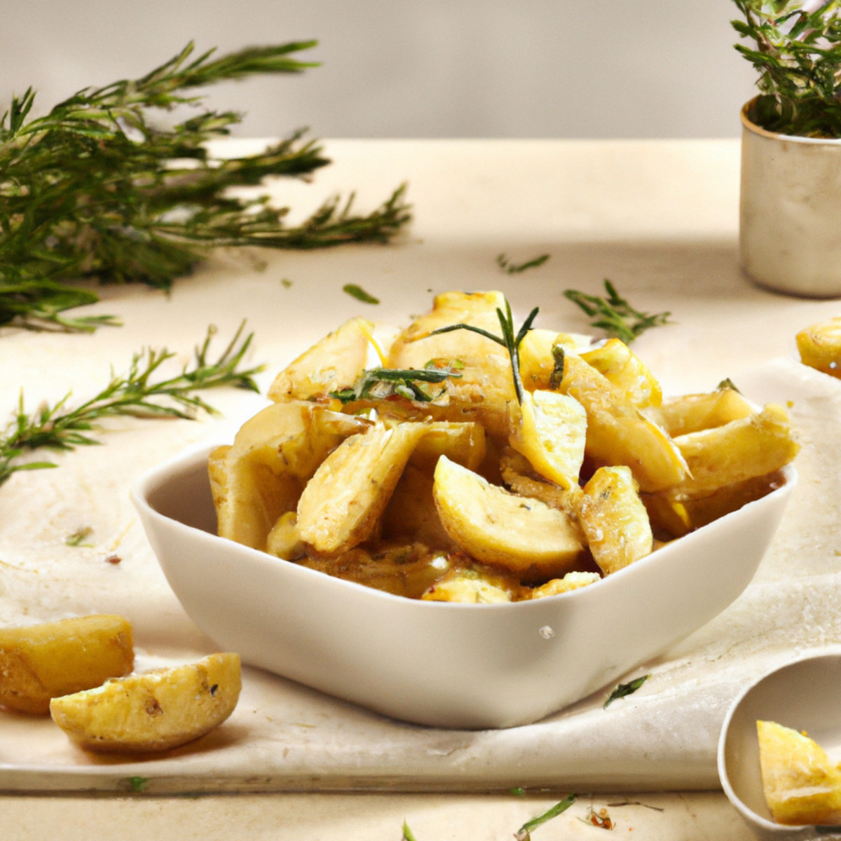 crunchy rosemary potatoes