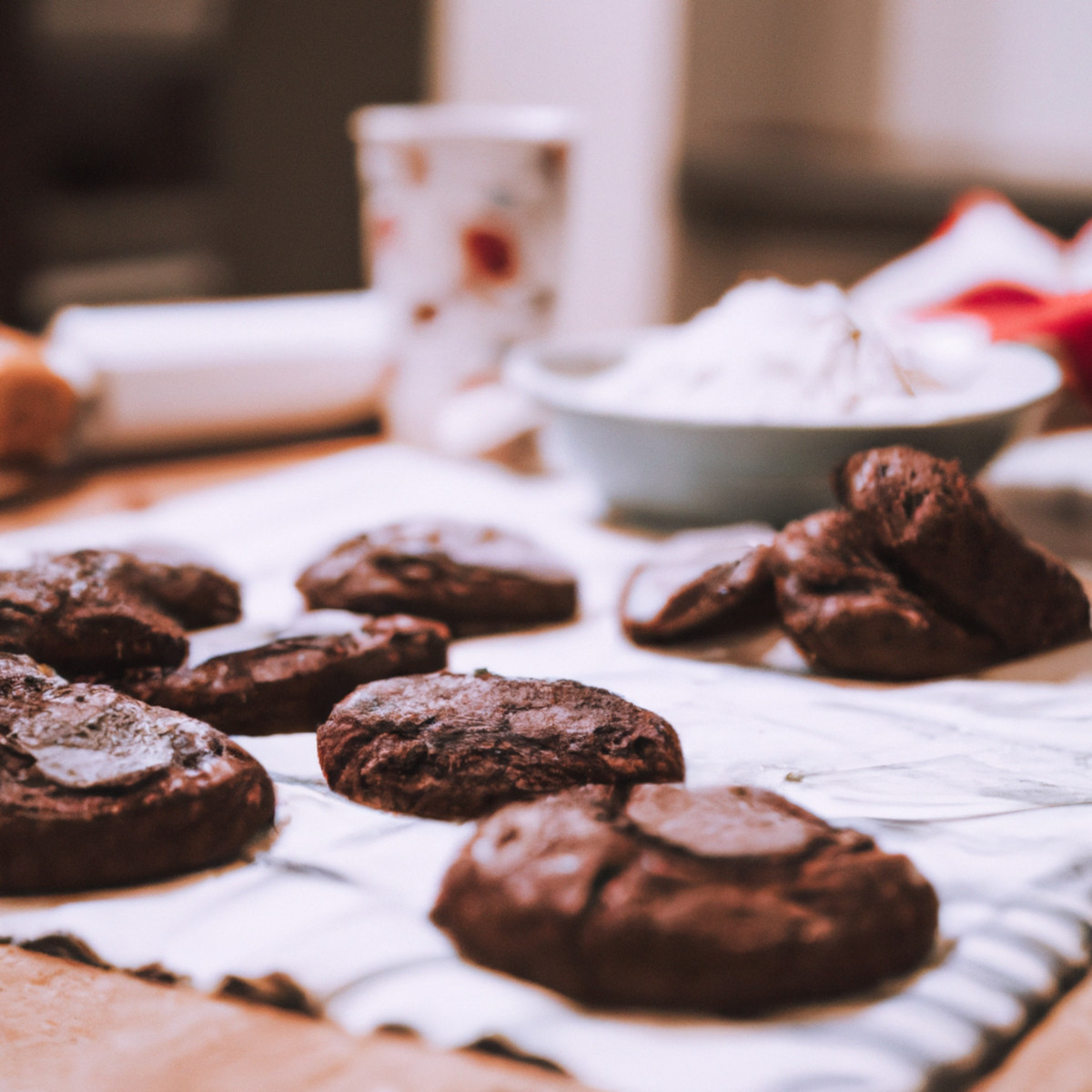 eggless chocolate cookies