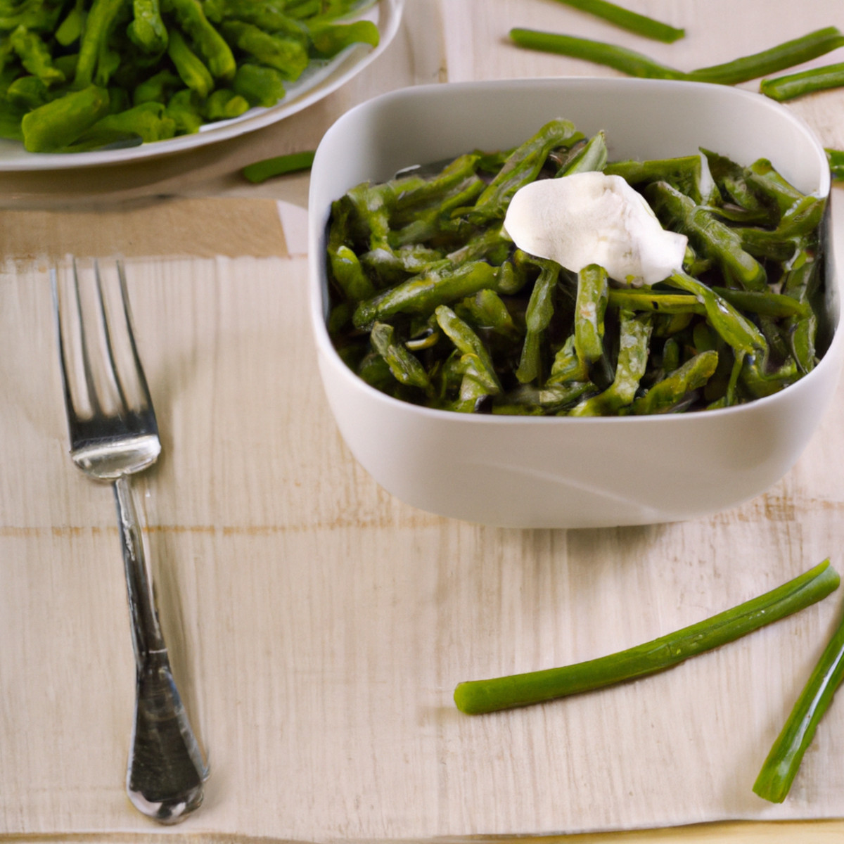 green beans in sour cream