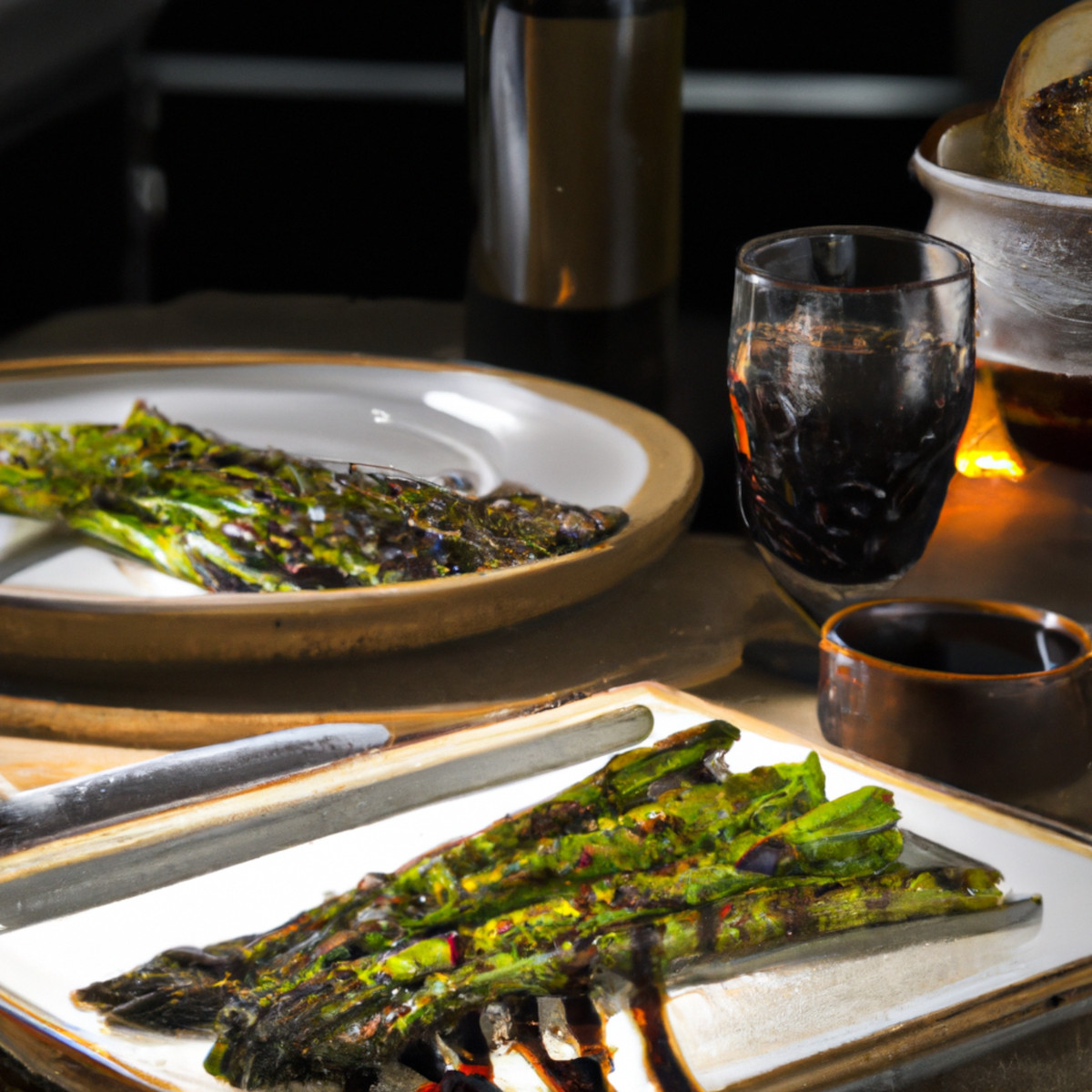 grilled balsamic asparagus