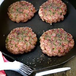 the veggie patties are flipped and cooked for 3 more minutes.