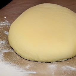 the dough will have a round shape.