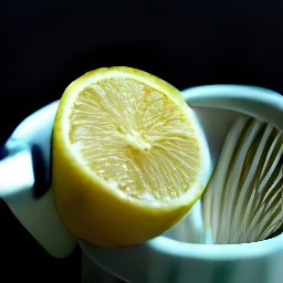 the lemon halves have been squeezed with a squeezer.