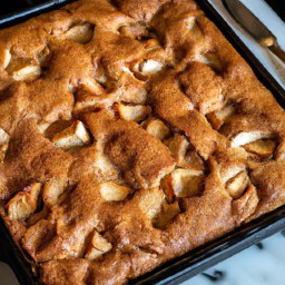 

This delicious European apple tart is a nuts-free dessert made with butter, granulated sugar, self-rising flour, eggs and apples. It's sure to make an ideal cake or cookie treat!