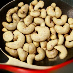 toasted cashew nuts.
