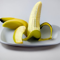 after 60 minutes, the banana frozen and can be eaten as is or used in a recipe.