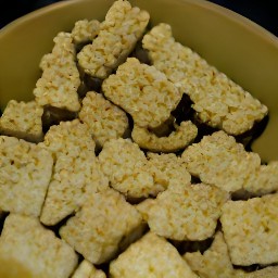 the tempeh chunks are crumbled.