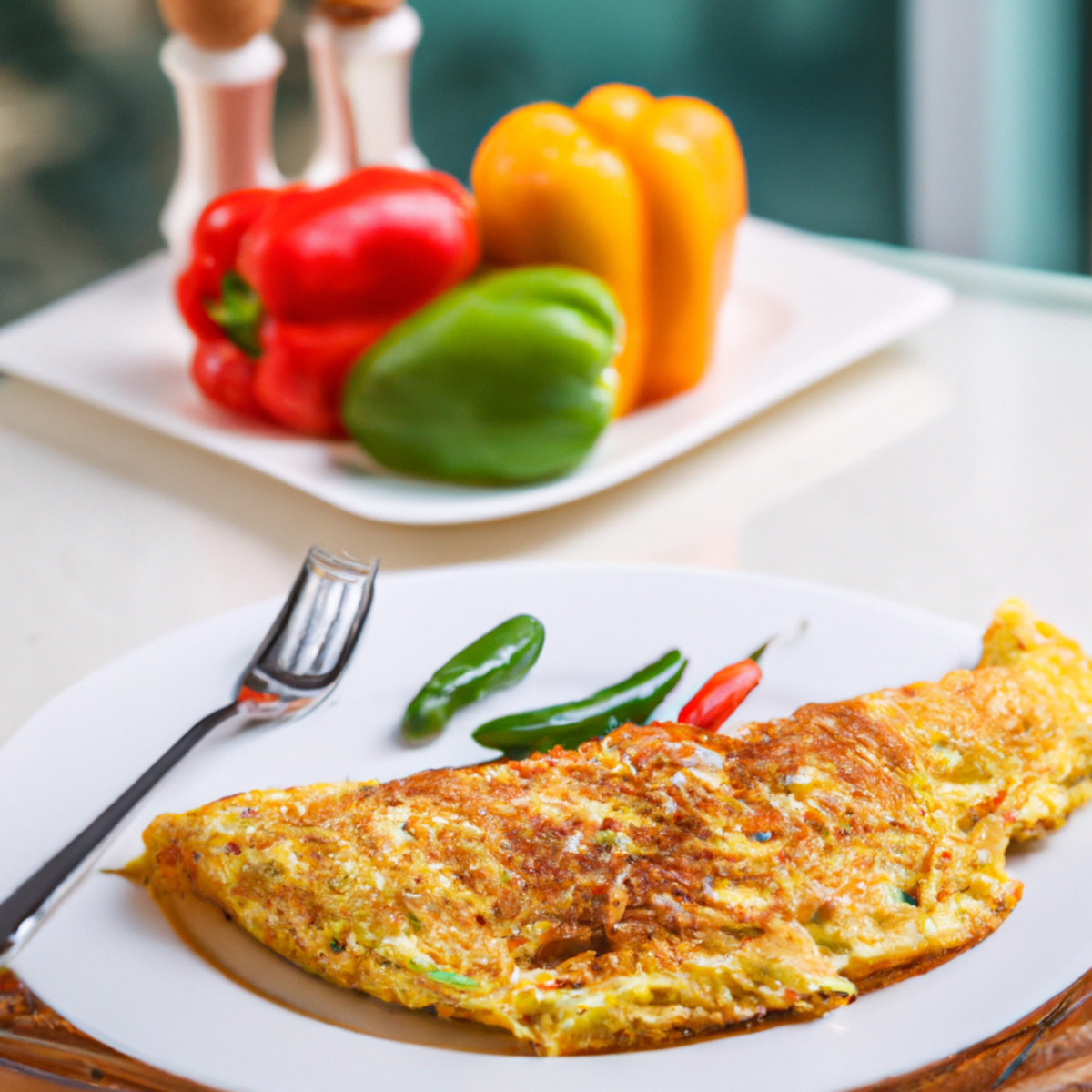 masala spiced omelette