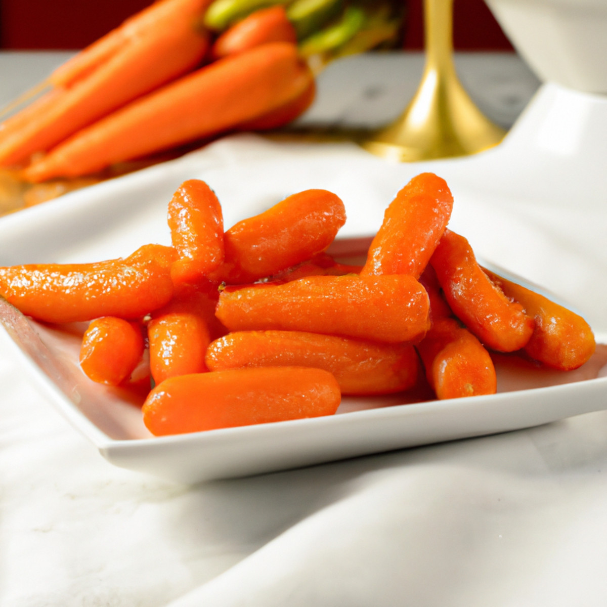 mustard- flavored carrots