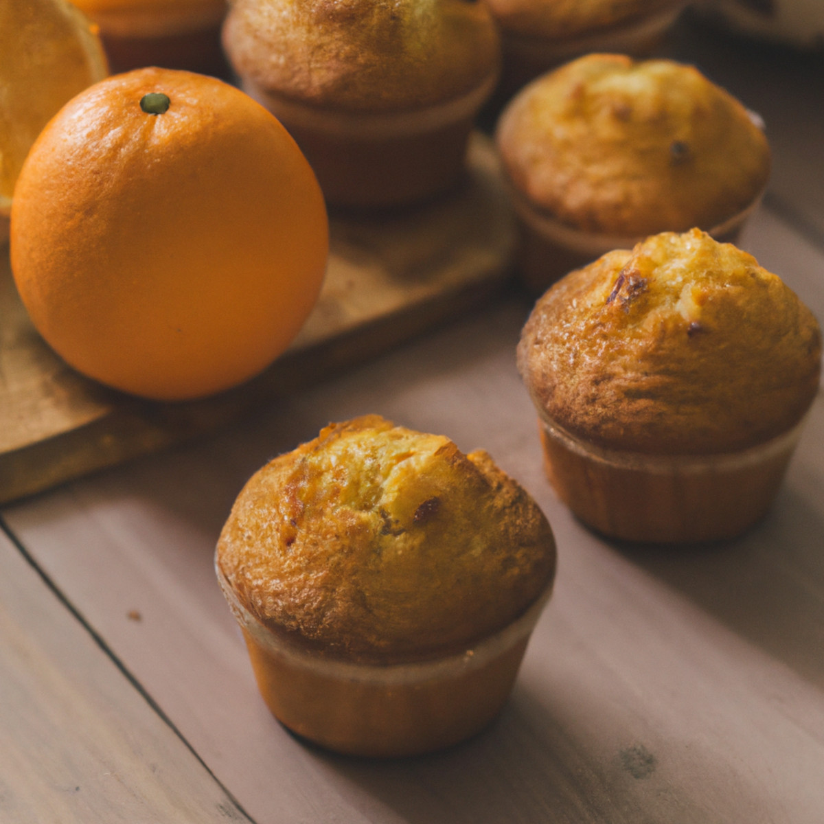 orange muffins