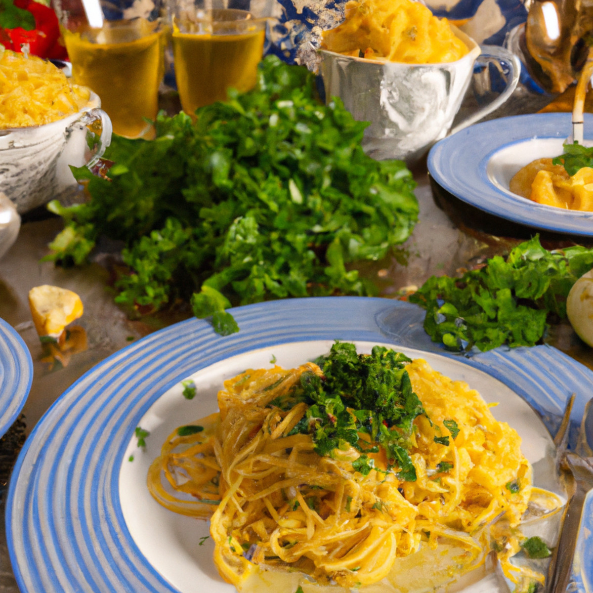 pasta with olive oil and garlic