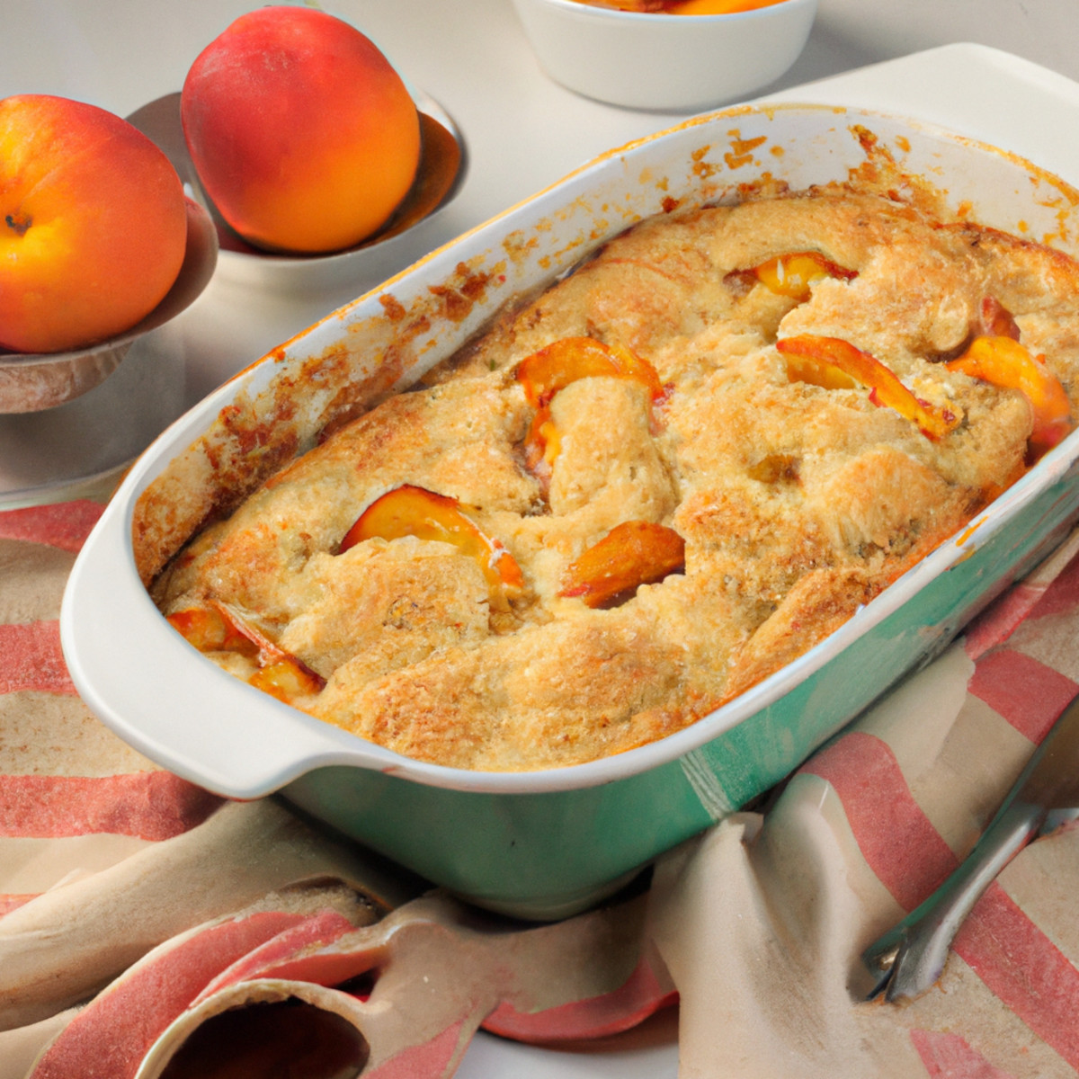 peach cobbler