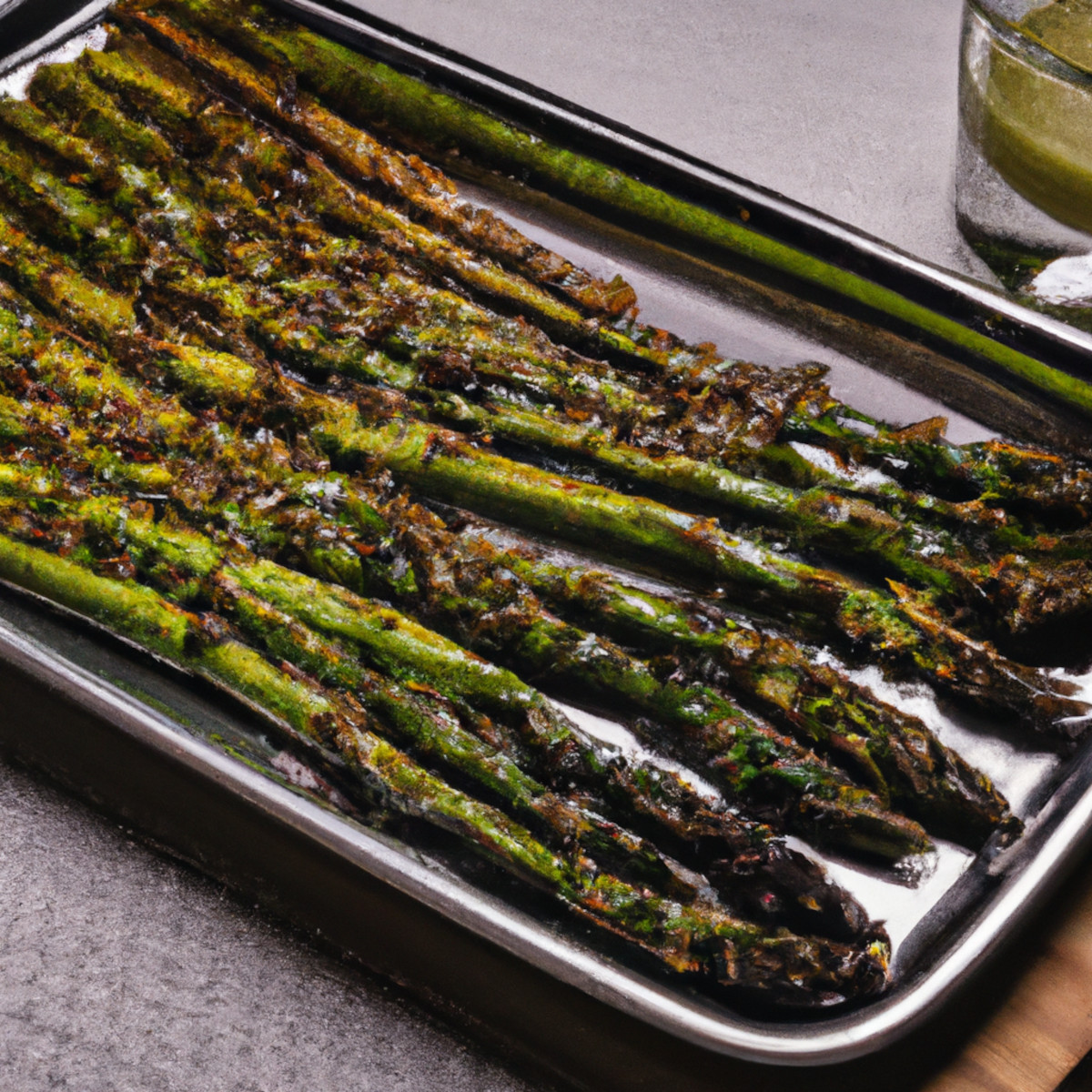 roasted asparagus with garlic