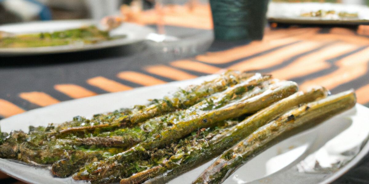 seasoned grilled asparagus