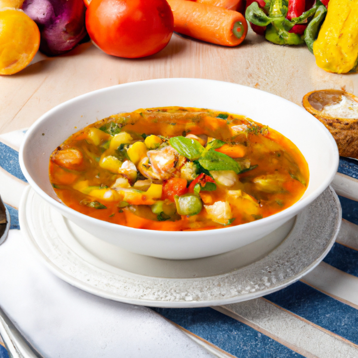 veggie minestrone soup