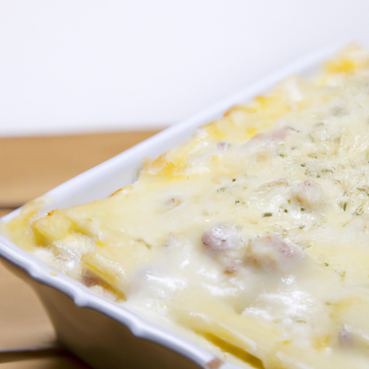 white spinach lasagna